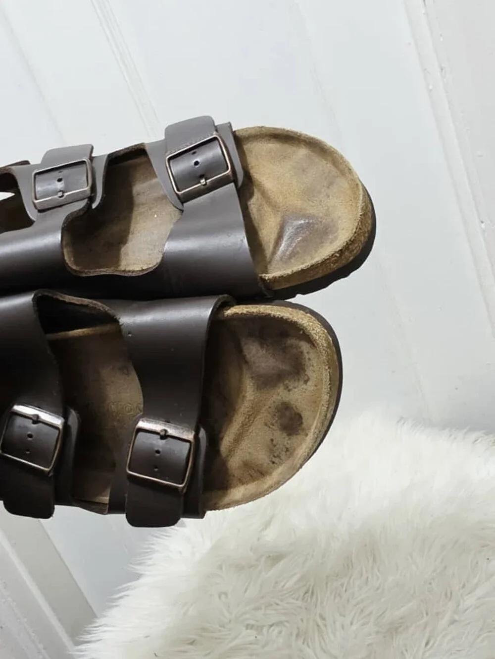 Birkenstock Milano Oiled Leather Sandals Habana Brown Men's Size EU 46 M13